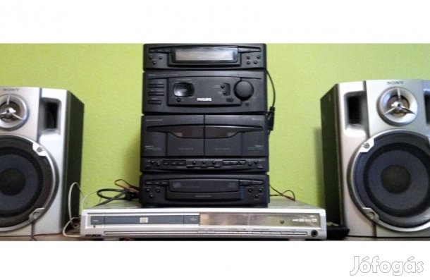 Philips FW46 sztereó mini hifi rendszer