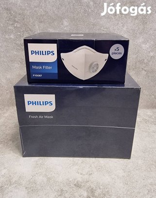 Philips Fresh Air Mask + 5db N95-ös ajándék szűrő / Bontatlanok