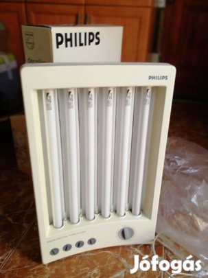 Philips HB311 Arc -felsőtest szolárium Újszerű 6 fénycső, 4memo, doboz