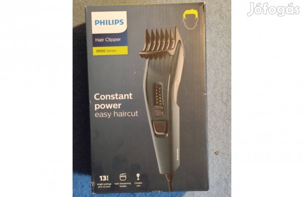 Philips HC3505/15 Series 3000 hajvágó, bontatlan új, reklám ár!