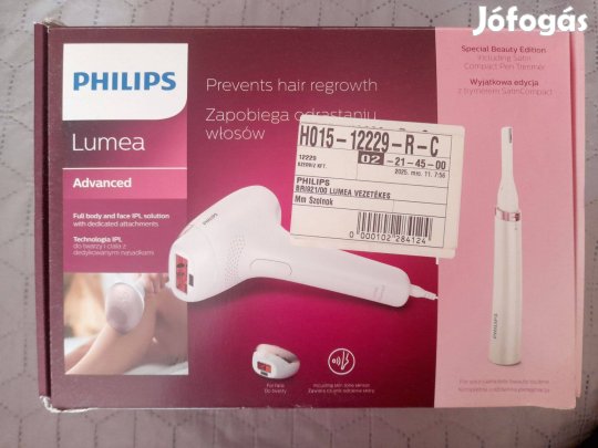 Philips Lumea BRI921 / garanciával