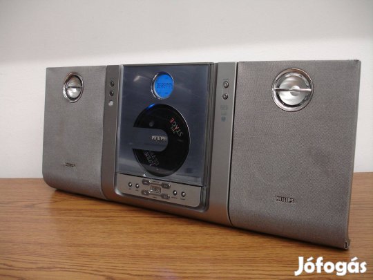 Philips MCM240 mikro hifi RDS rádió tuner - MP3 CD - hangfal AUX