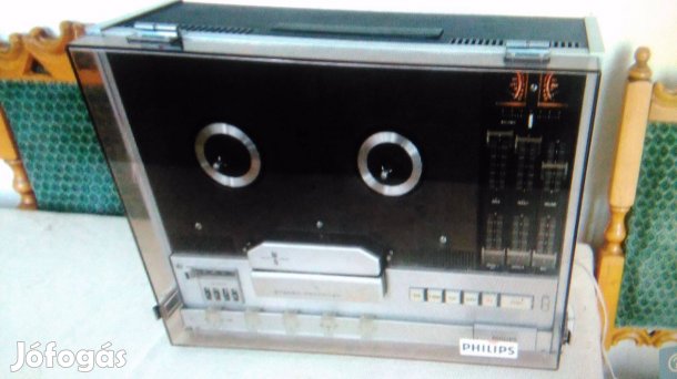 Philips N - 4418 Orsós szalagos magnó - 4 fej/ 3motor /3seb
