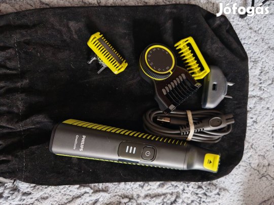 Philips Oneblade Pro 360 hibrid borotva és trimmelő készlet. 