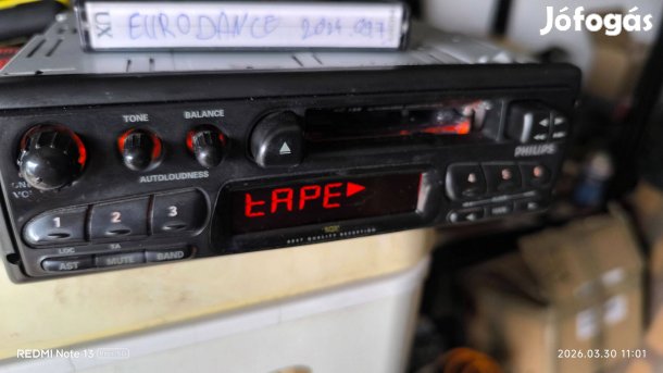 Philips RC189 retro autós magnó rádió