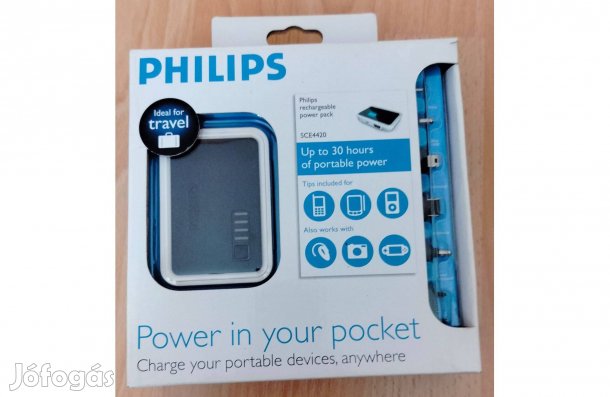 Philips SCE4420 univerzális telefontöltő / hordozható töltő /MP3 töltő