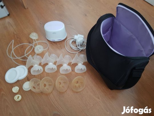 Philips avent dupla fejes mellszívó rengeteg tartozékkal