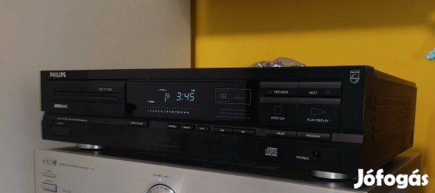 Philips cd610 twin dac felújítva igényes kondikkal stb