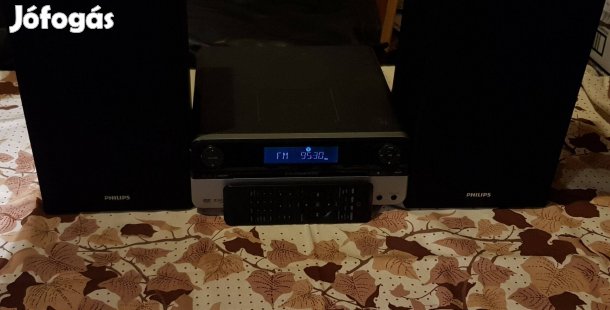 Philips dvd hifitorony távval együtt rádió tuner, cd, aux