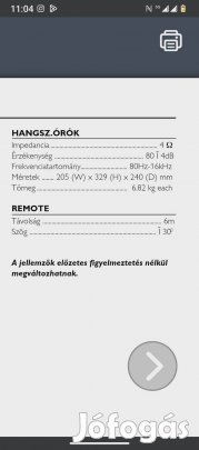 Philips hangszóró MCD908 ennyiért ilyet nem veszel !