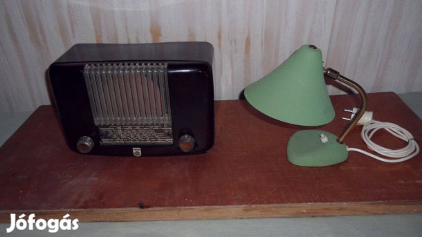 Philips holland antik csöves bakelit házzal "ritka" rádió 1951/1957