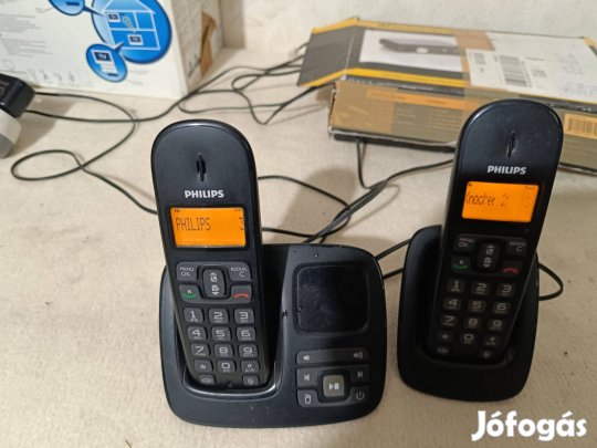 Philips hordozható vezetékes telefon 2 db (zozizo)