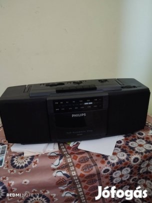 Philips kazettás rádiós magnó hibátlan