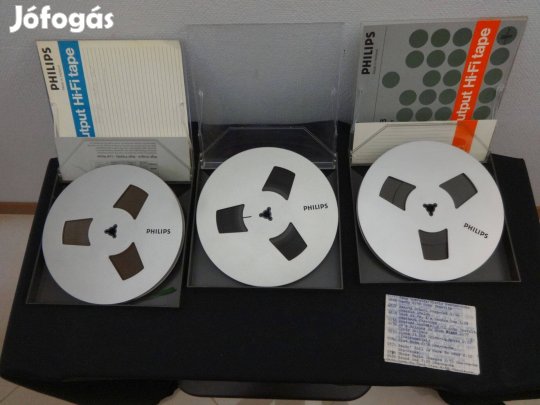 Philips nem fém orsós magnószalag 18 cm