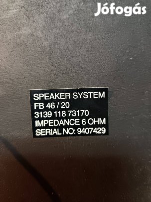 Philips sztereo basszreflex hangszoró(k)