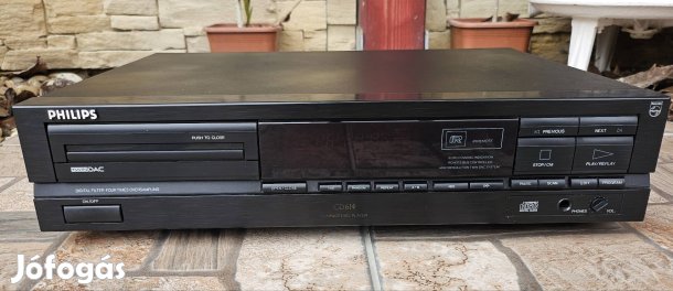 Philps CD614 TDA1543 DAC Szép hangú CD lejátszó 