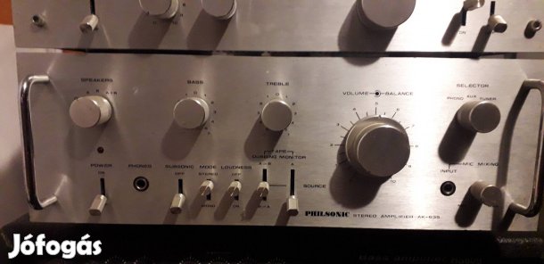 Philsonic erősítő és rádió kifogástalan állapotban. 
