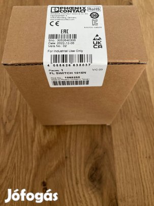 Phoenix Contact FL Switch 1016N ipari Ethernet switch új