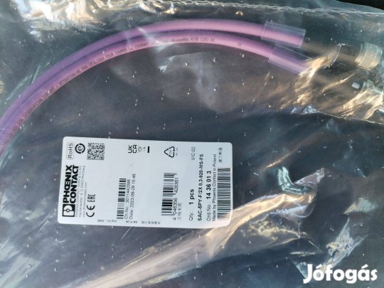 Phoenix contact 1436013 SAC-5PY-F/2X Kommonikációs kábel