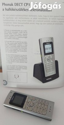 Phonak DECT CP1 hordozható telefon - nagyothallóknak