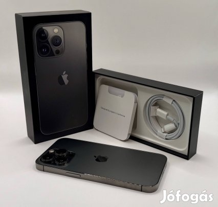 Phone 13 Pro 256GB Grafit - 77% akku, dobozában, független