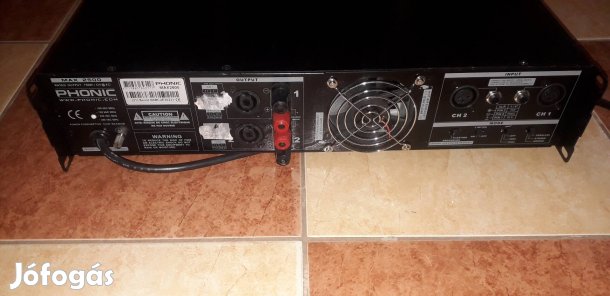 Phonic max 2500 végfok új 1x volt használva!