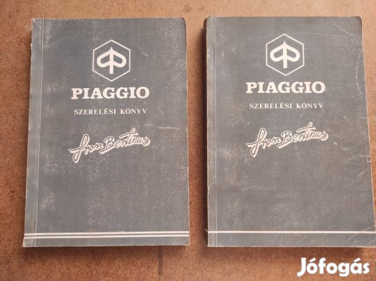 Piaggio járművek javítási karbantartási könyv