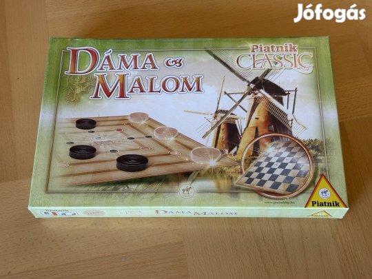 Piatnik Dáma Malom társasjáték fejlesztő játék új bontatlan