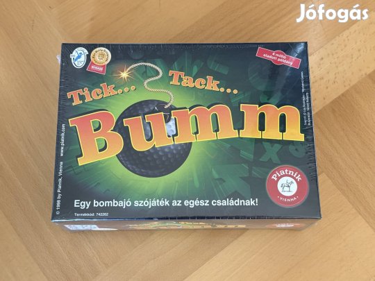 Piatnik Tick tack Bumm társasjáték fejlesztő játék új bontatlan