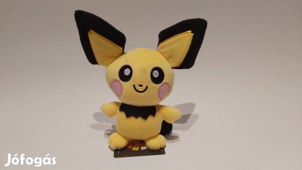 Pichu plüss 20cm Új Készletről pokémon Pikachu Pokemon számlás