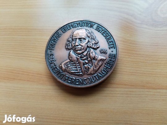 Piefort MÉE jutalom érem "Széchenyi Ferenc" csak 80 db 1999-e