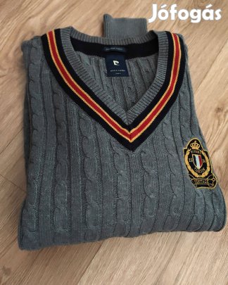 Pierre Cardin kötött férfi pulóver M