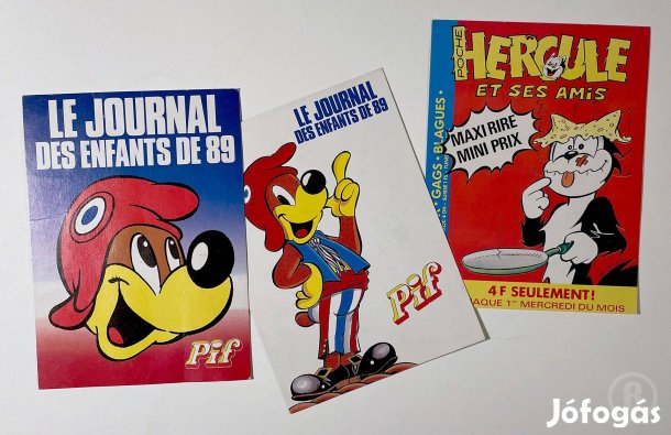 Pif - képeslapok (3 db) - - - (Csak személyesen!)