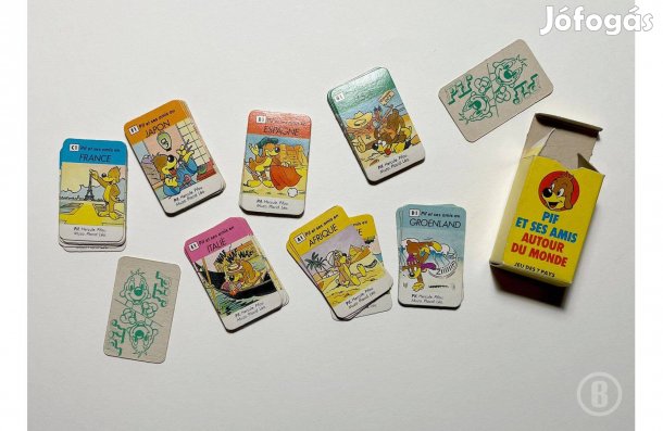 Pif és barátai szerte a világon - mini kártya - - (Csak személyesen!)