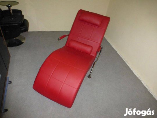 Pihenő fotel, fekvő fotel hinta funkcióval, fejpárnával és derékpárnáv