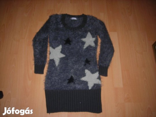 Pihepuha csillagos női kötött ruha S M