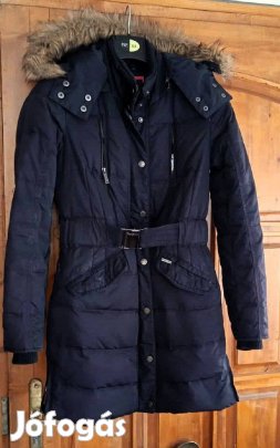 Pihével bélelt Pepe Jeans London télikabát övvel