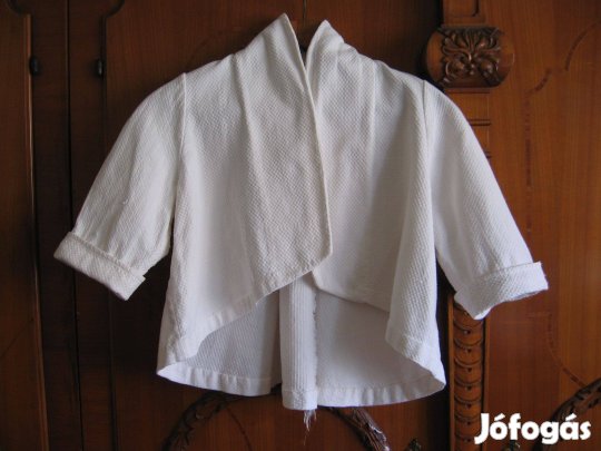 Piké boleró - fehér