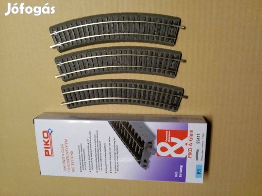 Piko R1 (55411) ágyazatos íves sín H0