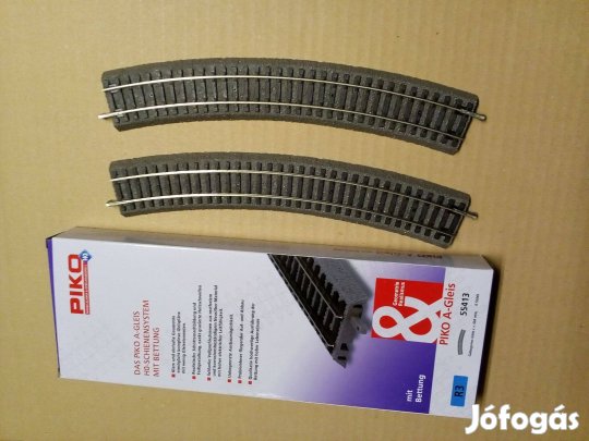 Piko R3 (55413) ágyazatos íves sín H0