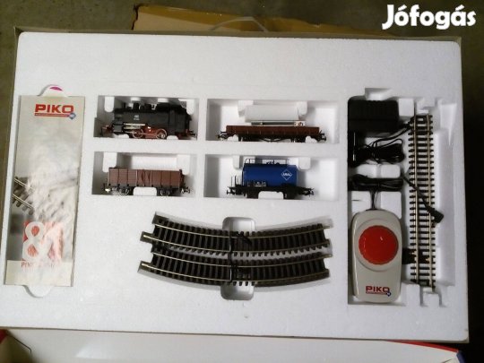 Piko start készlet, villanyvasút, kisvonat gőzössel H0