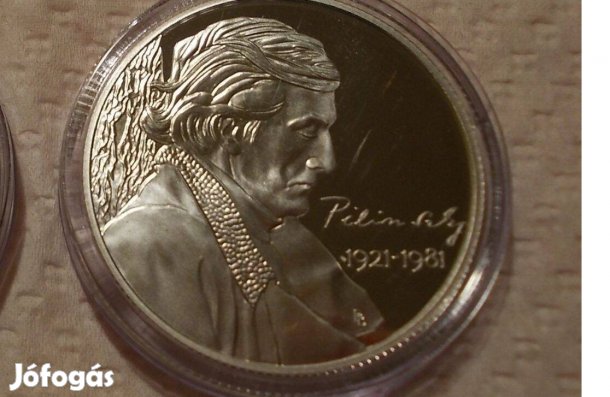 Pilinszky János ezüst forint érme, PP