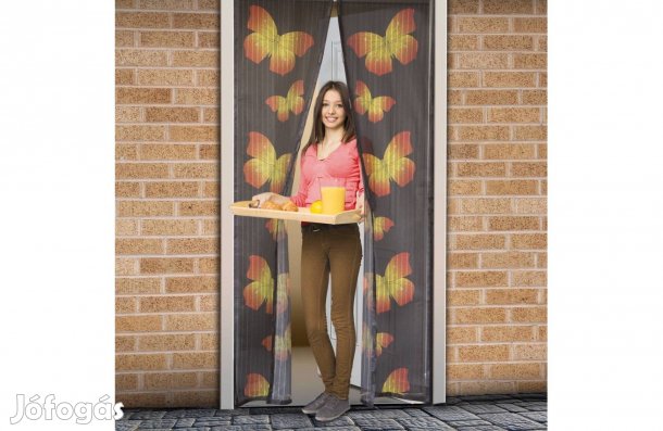 Pillangó mintás Mágneses szúnyogháló függöny ajtóra 100 x 210 cm