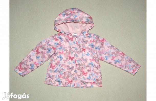 Pillangós átmeneti kapucnis lány dzseki 18-24 hó, 86