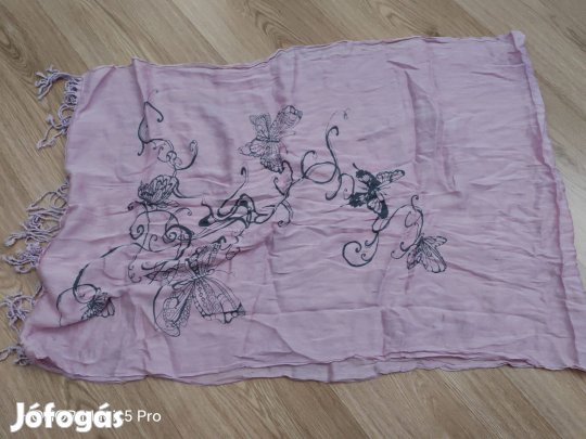 Pillangós pasztell női kendő csősál