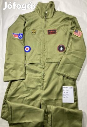 Pilóta jelmez, Top Gun jelmez, felnőtt jelmez G696