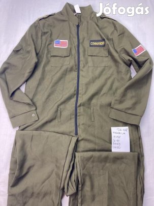 Pilóta jelmez, katona jelmez, felnőtt jelmez DK448