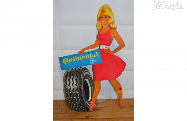 Pin-up Continental eredeti lemez reklám tábla reklámtábla zománctábla