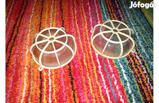 Pince lámpa biztonsági lámpa búra műanyag védővel,