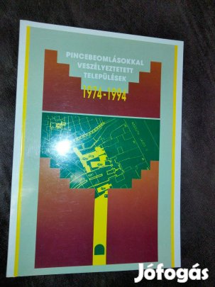 Pincebeomlásokkal veszélyeztetett települések 1974-1994 Pincebeomlások